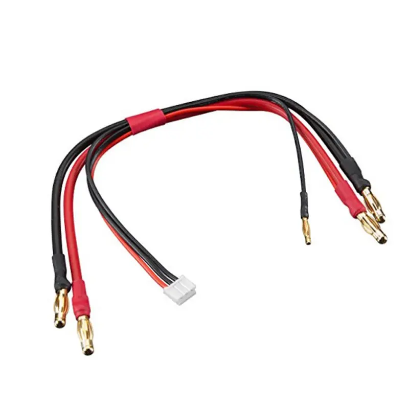 4.0Mm Banana Male Plug To 4.0 Male Plug Balance Battery Charger Cable For 2S Lipo Battery 1
