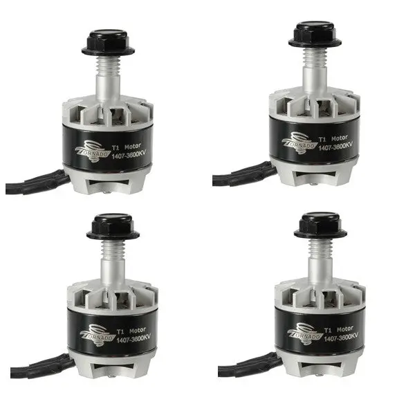 4 Pcs Brotherhobby Tornado T1 1407 3600Kv 3-4S Brushless Motor Cw For Rc Fpv Racing Drone 1