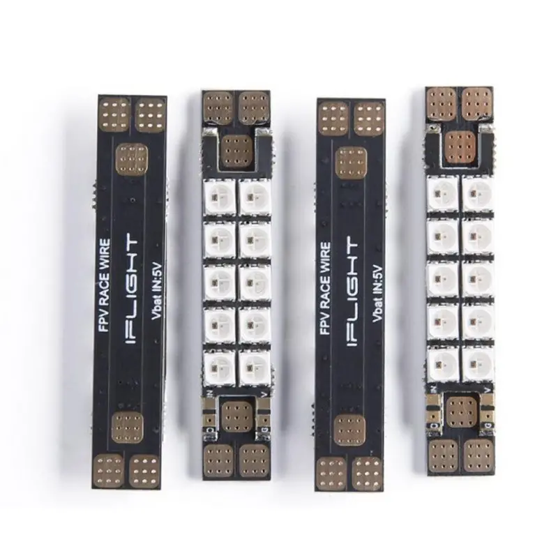 4 Pcs Iflight 5V Pdb Led Strip 10Bit Ws2812b Rgb3535 Light Colorful Setting For Flight Controller Rc Drone Fpv Racing 1