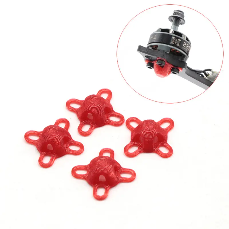 4 Pcs Uruav 3D Printing Tpu Motor Mount Anti-Vibration Landing Gear For 2204 2205 Motor 1