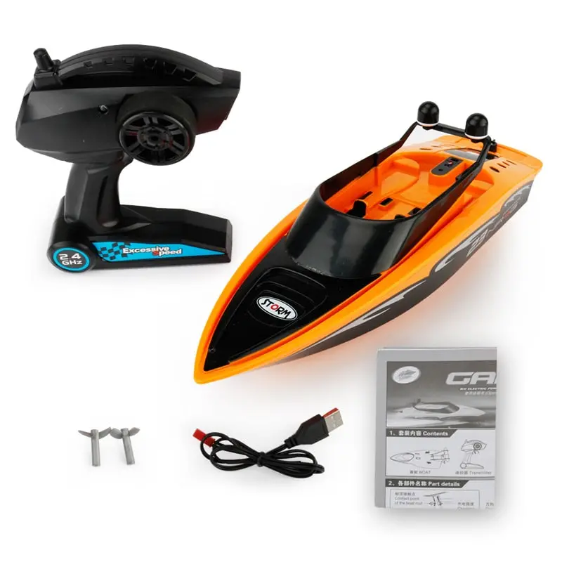 4 Type 2.4Ghz Awesome Rc Boat Radio Fast & Easy Control Remote Control High Speed Racing Boat Electric Toy 1