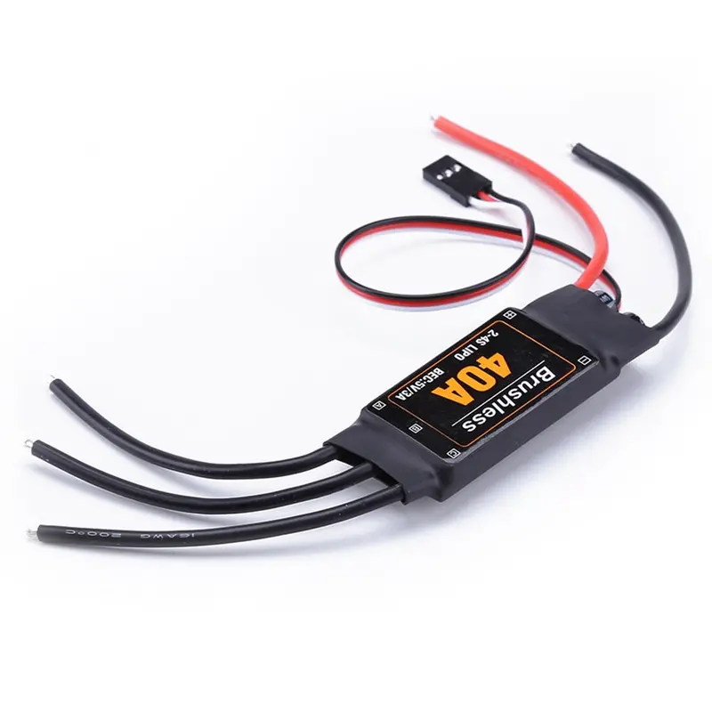 40A Brushless Esc Drone Airplanes Parts Components Accessories Speed Controller Motor Rc Toys Fpv Durable Quadcopter Helicopter 1