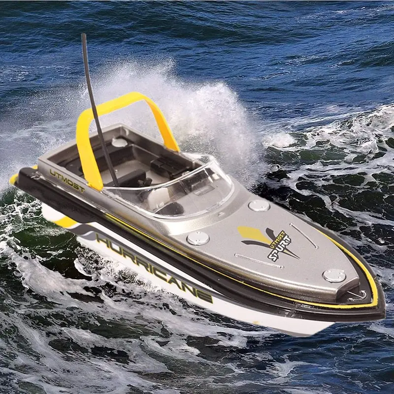 40Mhz Electric Rc Radio Remote Control Ship Super Mini Speed Boat Dual Motor Kids Toy Quick Charge Gift For Boy Smart Frequency 1