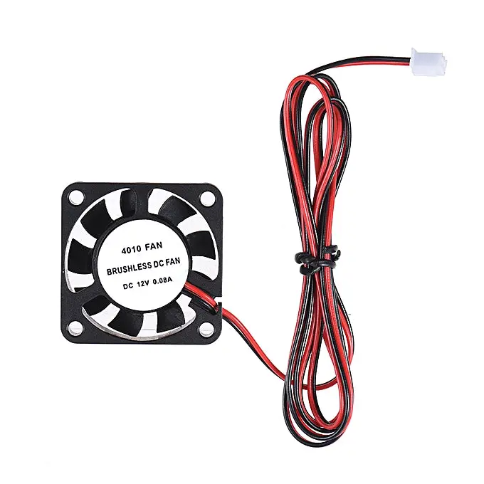 40Mmx40mmx10mm Dc 12V 0.08A Diy Brushless Cooling Cooler Anti-Fog Fan Jst-Xh 2.5Mm 2P Wire For Reprap I3 Diy 3D Printer Fpv Goggles Transmitter 1