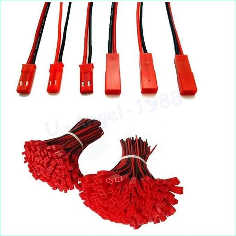 40Pcs 100Mm 150Mm 200Mm Jst Male Female Connector Plug For Rc Lipo Battery (20Pair) 1