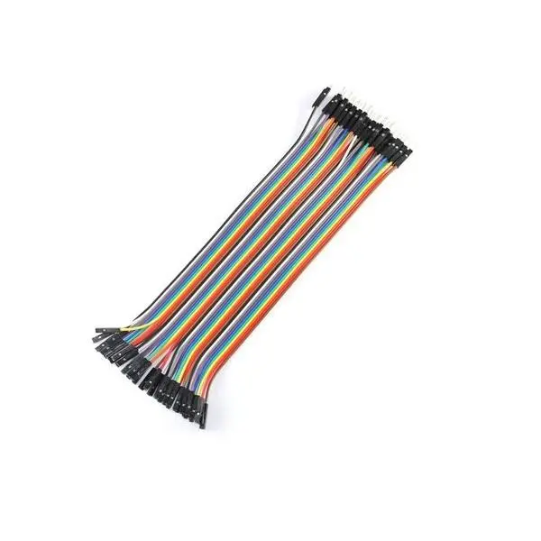40Pcs 20Cm Male To Female Color Breadboard Cable Jump Wire Jumper 2