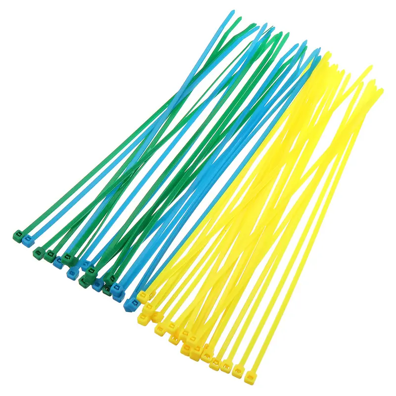 40Pcs Rjxhobby 2.5X100/3X150/4X200mm Self-Locking Nylon Cable Ties Zip Tie 3