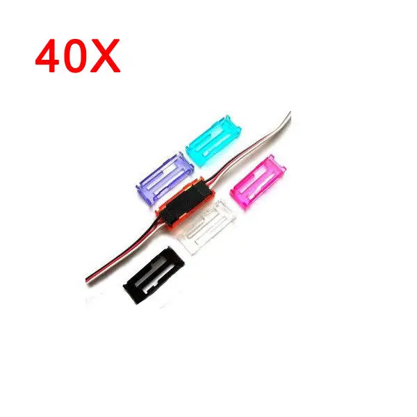 40X Servo Extension Cable Buckle Cable Clip Fastenner Jointer 1