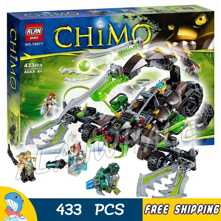 433Pcs Scorm's Scorpion Stinger Chi Battle Chariot 10077 Figure Building Blocks Assemble Children Toy Compatible With Legoing 1
