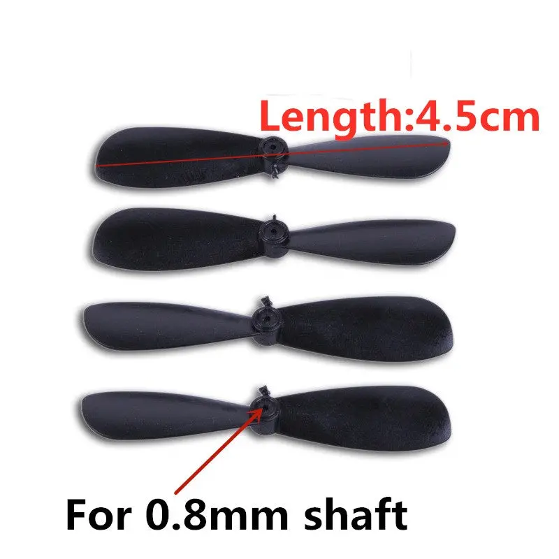 45Mm 4.5Cm 0.8Mm 45*0.8Mm 4.2Cm Props Propeller Blades Rotors R/C Toys Drone Quadcopter Rc Spare Parts Accessories 1
