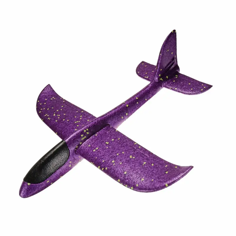 48Cm Big Size Hand Launch Throwing Hand Throw Planes Inertial Foam Epp Airplane Toy Children Plane For Kids Blue Purple Pink 5