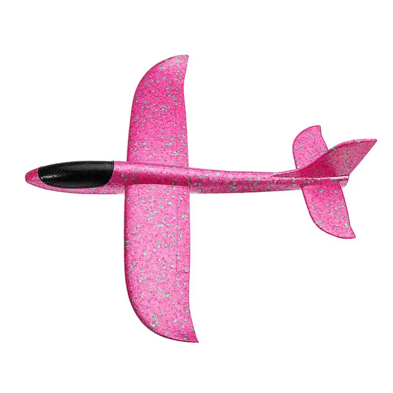 48Cm Big Size Hand Launch Throwing Hand Throw Planes Inertial Foam Epp Airplane Toy Children Plane For Kids Blue Purple Pink 5