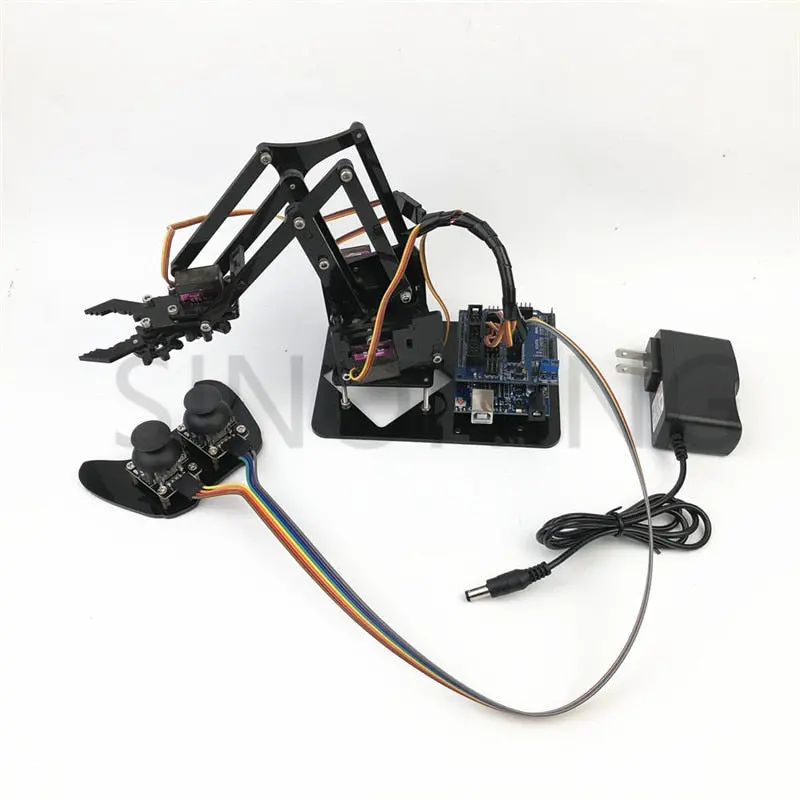 4Dof Manipulator Arduino Robotic Arm Remote Control Ps2 Mg90s Snam1900 1