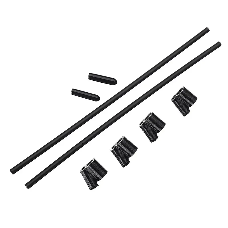 4Pcs 40° Tpu Fpv Rx Antenna Tube Holder W/ 2Pcs 5.5 Inches Antenna Tube For 5Mm Standoffs Black 1
