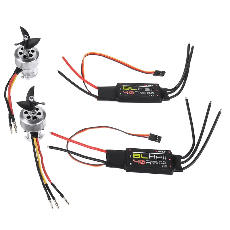 4Pcs 4130 Brushless Waterproof Motor Underwater Thruster+ Emax 40A Esc For Rc Boat Marine Submarine 1