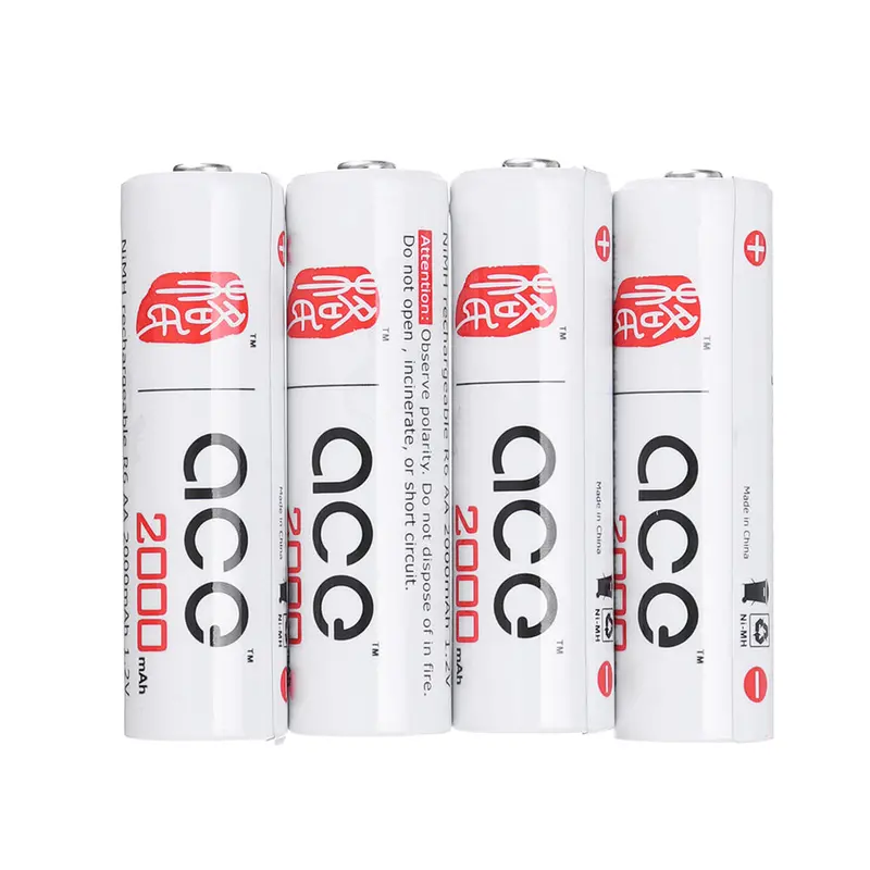 4Pcs Ace Tattu 1.2V 2000Mah Nimh Aa Battery For Rc Toys 1