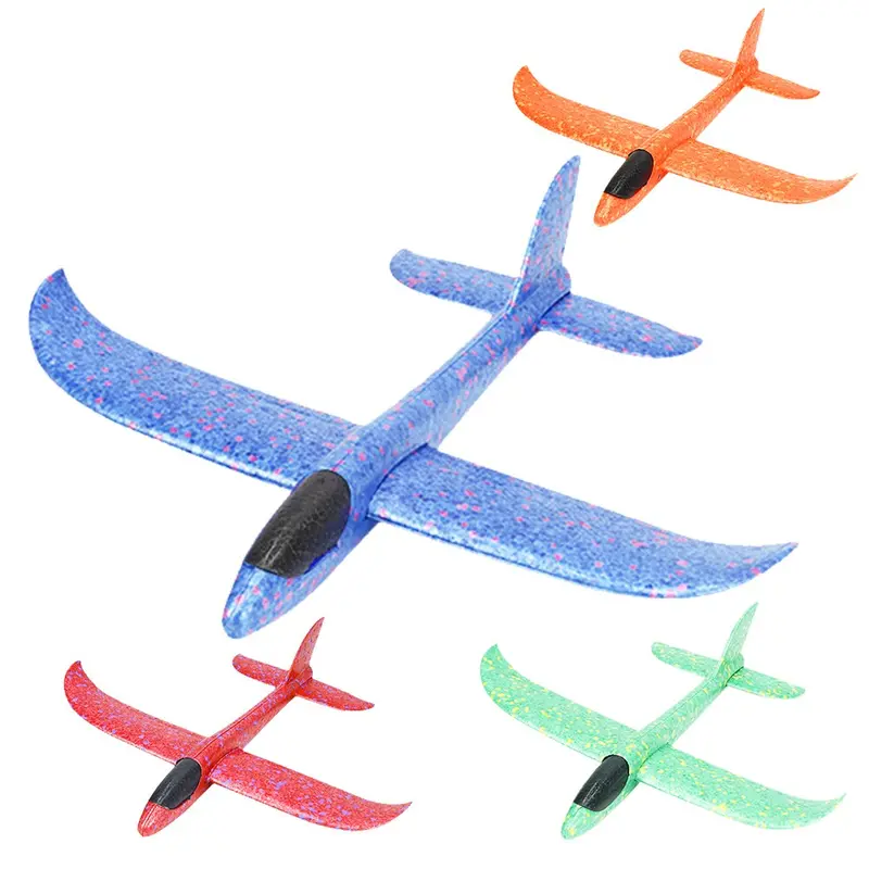 4Pcs Airplane Hand Throwing Foam Plane Model Children Outdoor Flaying Glider Toys Epp Resistant Breakout Aircraft For Kids 1