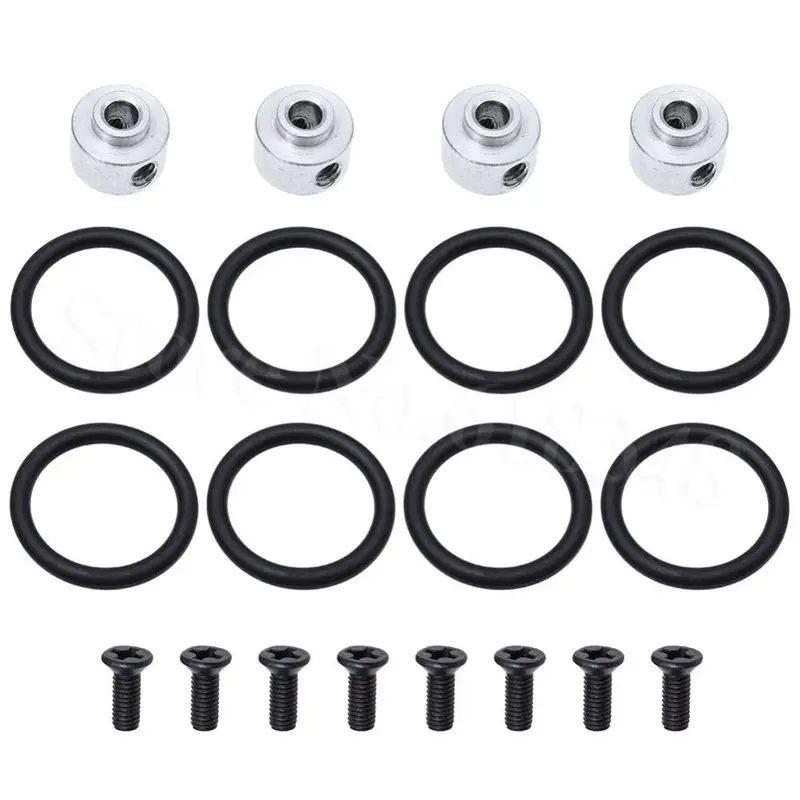 4Pcs Airplane Propeller 3.17Mm Prop Adapter Prop Saver With Screws Rubber O Rings Kit Electric Brushless Motor Shaft Rc Parts 1
