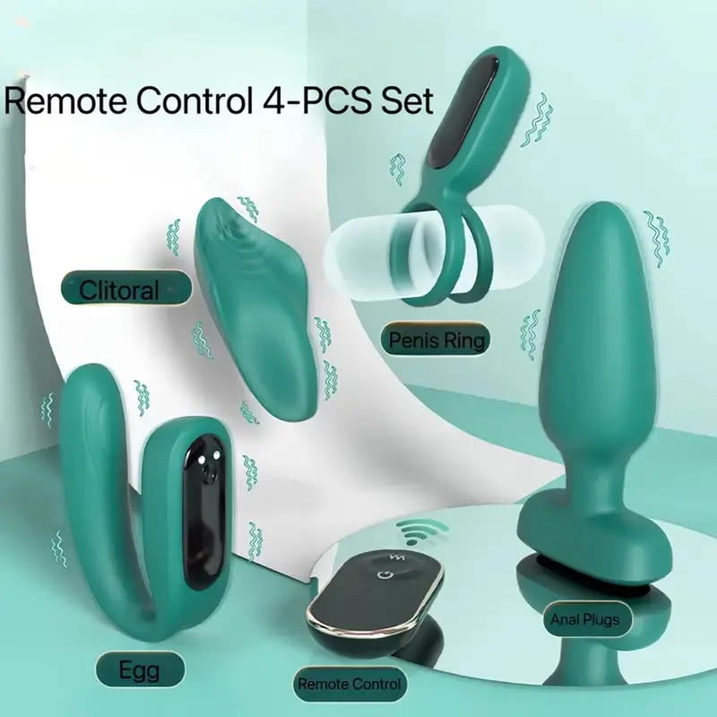 4Pcs Anal & Clit Pleaser Set. 1