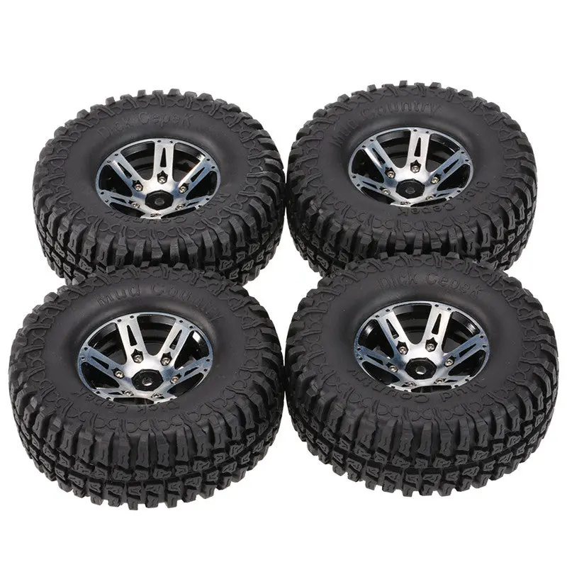 4Pcs Austar Ax-3020A 1.9 Inch 103Mm Rc Car Tires Wheel Hub For 1/10 D90 Scx10 Cc01 Crawler 1