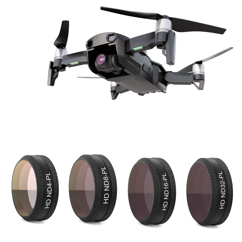 4Pcs Camera Lens Filter Set Nd4-Pl+Nd8-Pl+Nd16-Pl+Nd32-Pl For Dji Mavic Air 1