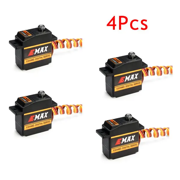4Pcs Emax Es09md Digital Swash Servo For 450 Helicopter With Metal Gear 1