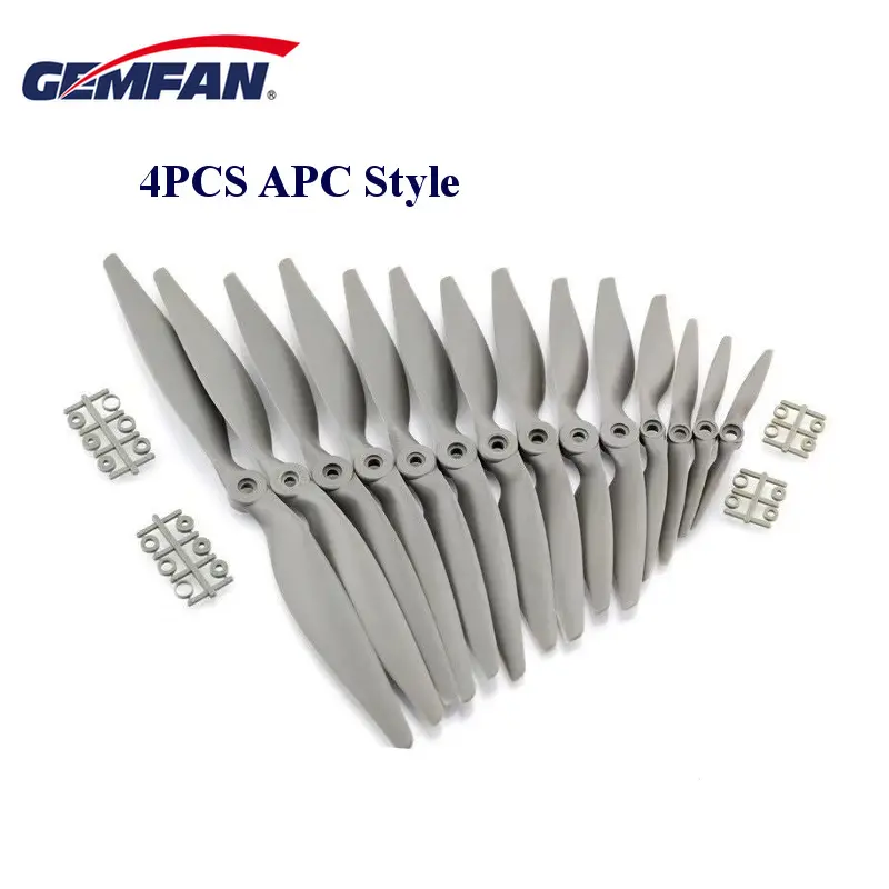 4Pcs Gemfan Apc Nylon Propeller 5050 6040 7050 7060 8040 8060 9045 9060 1050 1060 1070 1155 1260 1365 1470 Prop For Rc Airplane 1