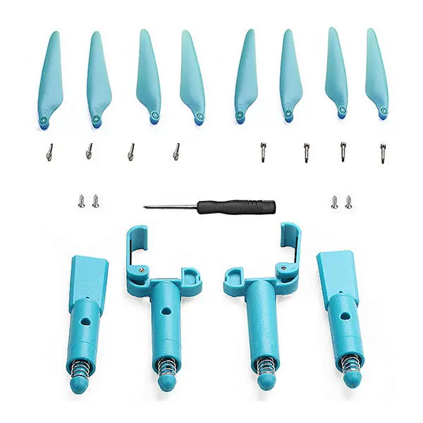 4Pcs Landing Gear Propeller Set For Hubsan H117s Zino H117s Zino Pro Rc Quadcopter 1