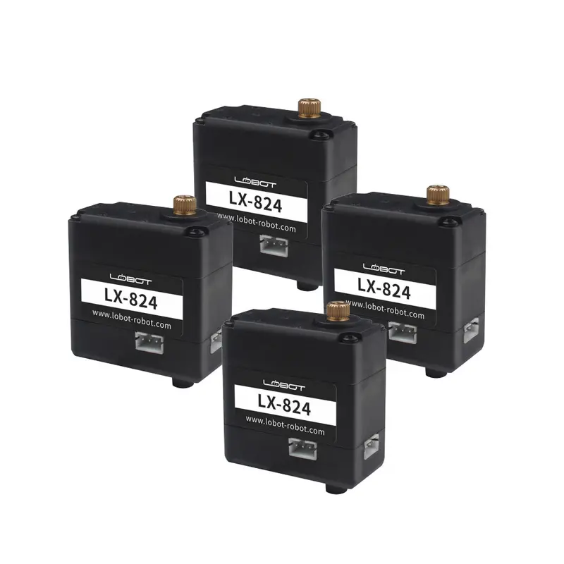 4Pcs Lobot Lx-824 17Kg Bus Serial Date Feedback Metal Gear Digital Servo For Rc Robot 1