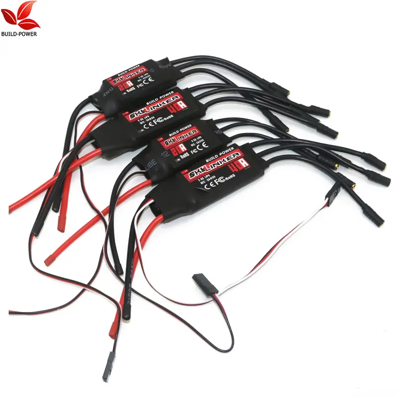 4Pcs/Lot Build Power Blheli Esc 20A 30A 40A Esc Speed Controler With Ubec 2-3S For Rc Fpv Quadcopter Rc Airplanes Helicopter 1