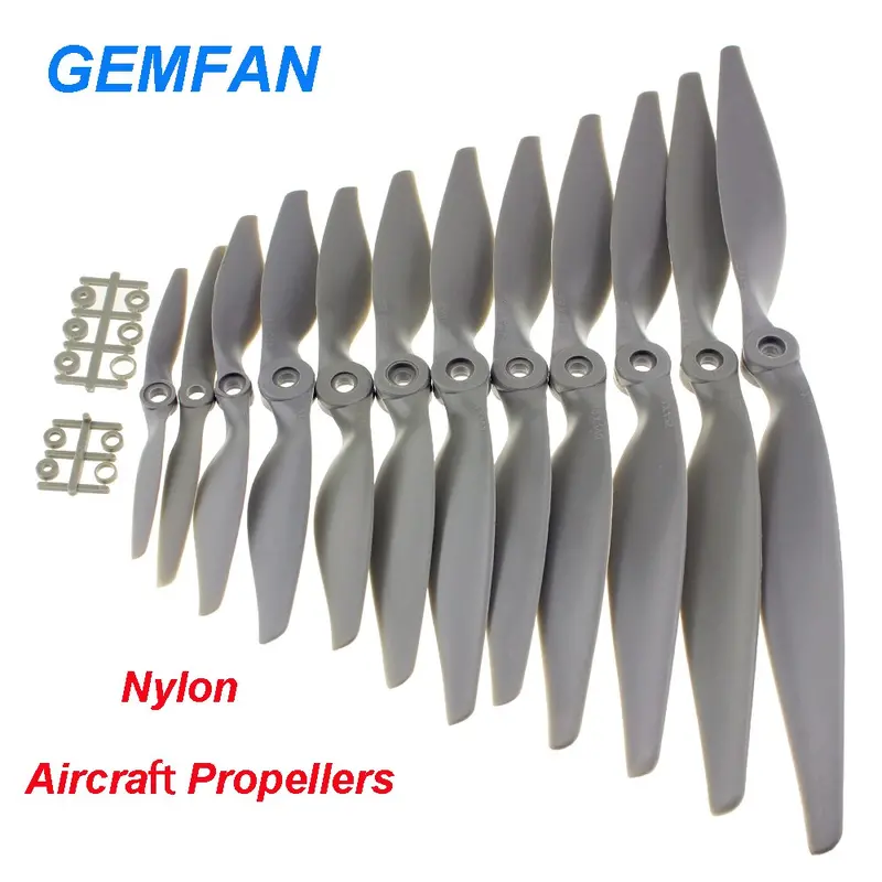 4Pcs/Lot Gemfan Apc Nylon Propeller 5X5/6X4/7X5/8X4/8X6/9X6/10X5/10X7/11X5.5/12X6/13X6.5/14X7 Props For Rc Model Airplane 1