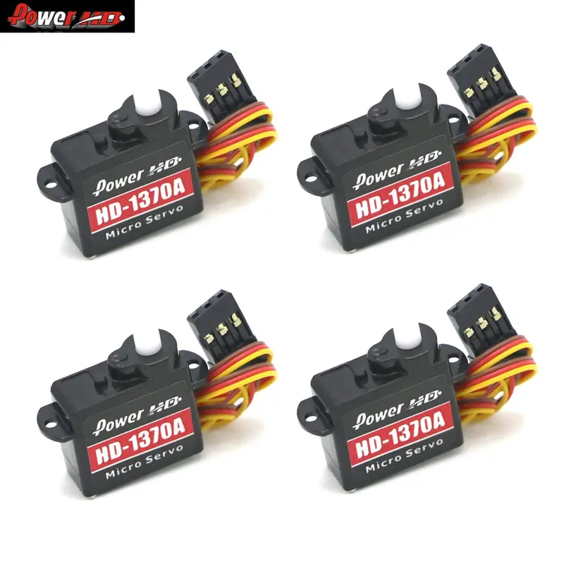 4Pcs/Lot Power Hd Hd-1370A Micro Mini Servo 3.7G Servo For F3p Ep200+ 1