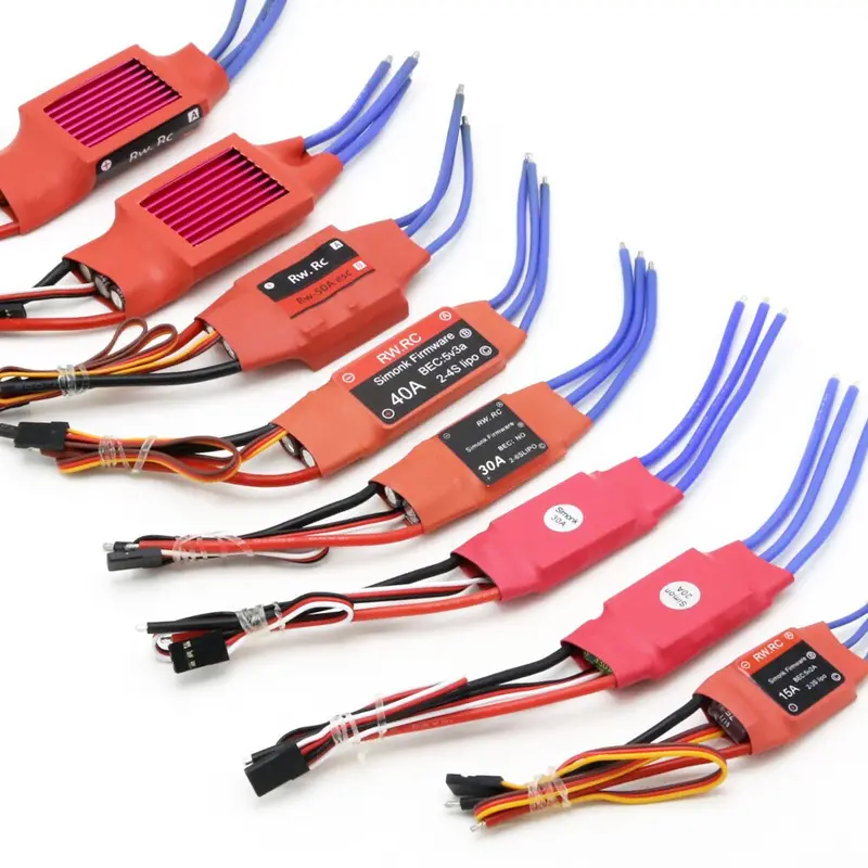 4Pcs/Lot Simonk 10A/12A/15A /20A /30A/40A /50A/70A/80A Firmware Electronic Speed Controller Esc For Rc Multicopter Helicopter 2