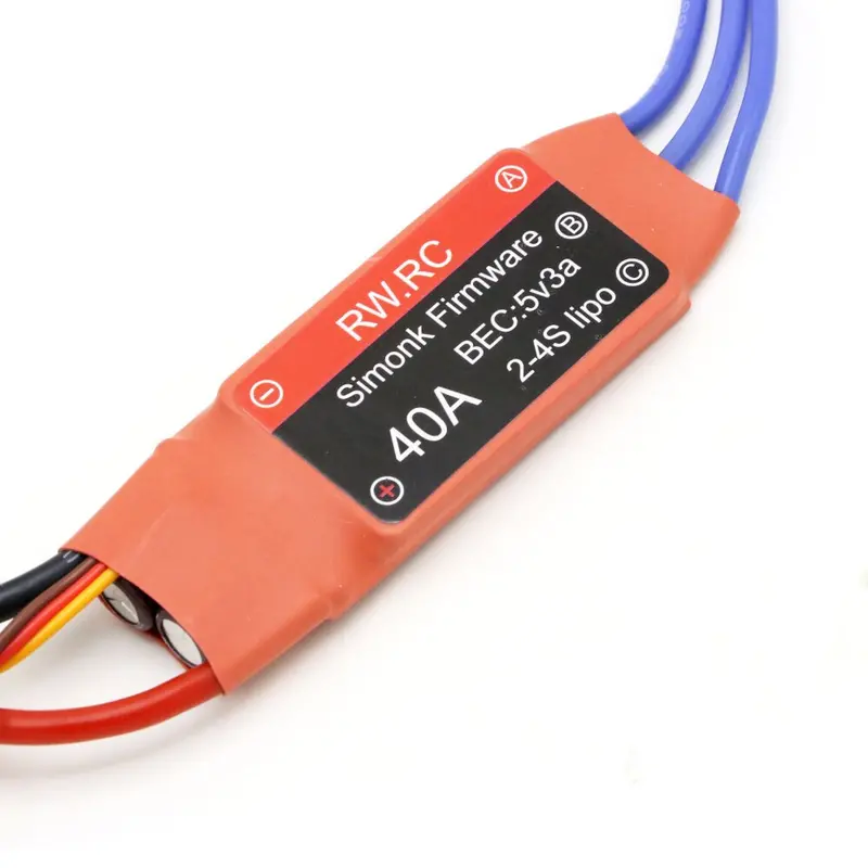 4Pcs/Lot Simonk 10A/12A/15A /20A /30A/40A /50A/70A/80A Firmware Electronic Speed Controller Esc For Rc Multicopter Helicopter 5