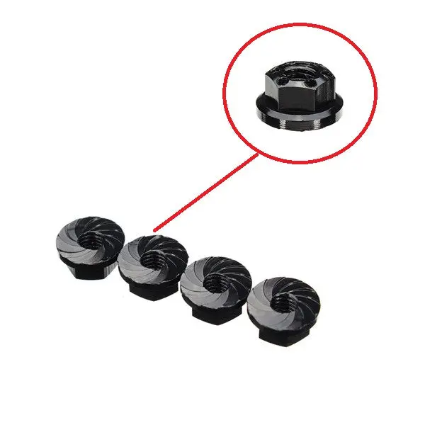 4Pcs M4 A-Alloy Nut Rc Car Parts 1
