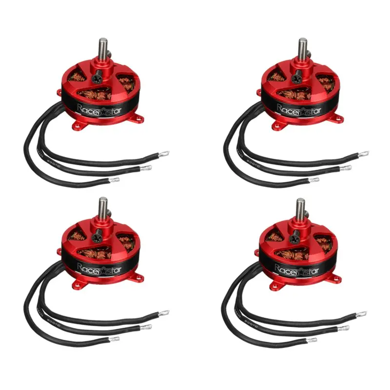 4Pcs Racerstar Br2304 1850Kv 2-3S Brushless Motor For Rc Airplane Model 1
