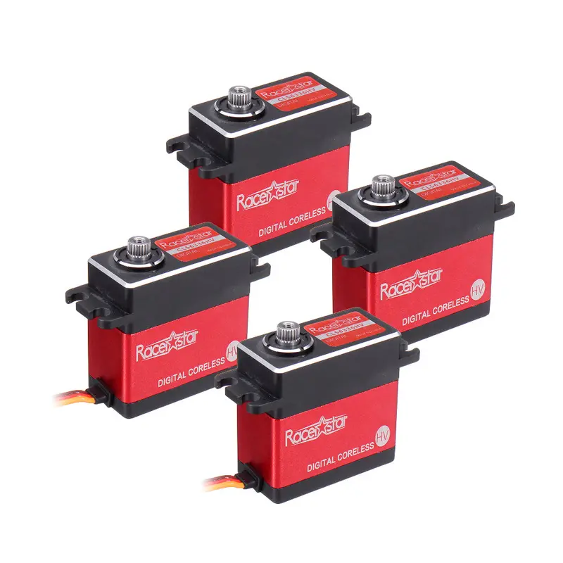 4Pcs Racerstar Cls6336hv 180° 35.6Kg Coreless Metal Gear Digital Servo For Rc Airplane Car Robot 1