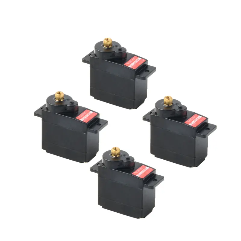 4Pcs Racerstar Ds1202mg 12G 180° Metal Gear Digital Micro Servo For Rc Helicopter Airplane Robot 1