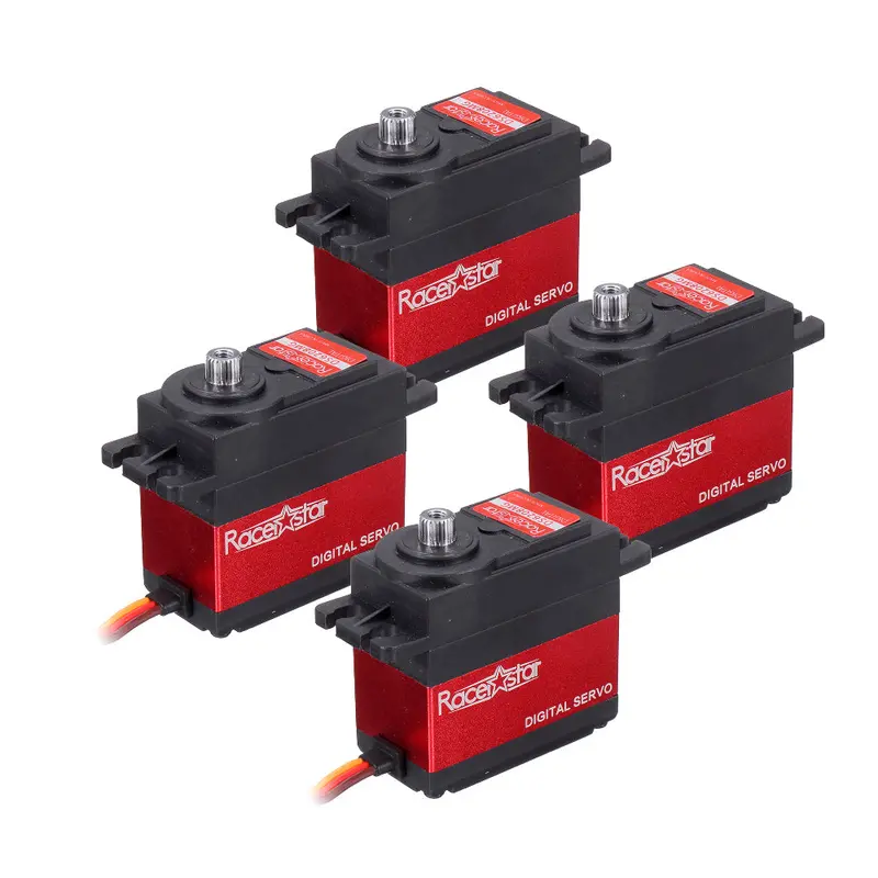 4Pcs Racerstar Ds6208mg 8.2Kg 120° Metal Gear Digital Servo For 1/10 Rc Car Robot 1