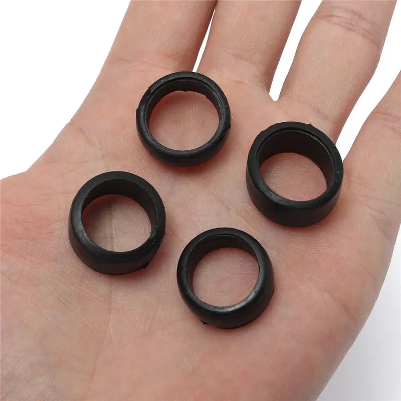4Pcs Rc 1/28 Remote Control Car Vehicle Genaral Accessories Parts Black Tires 1
