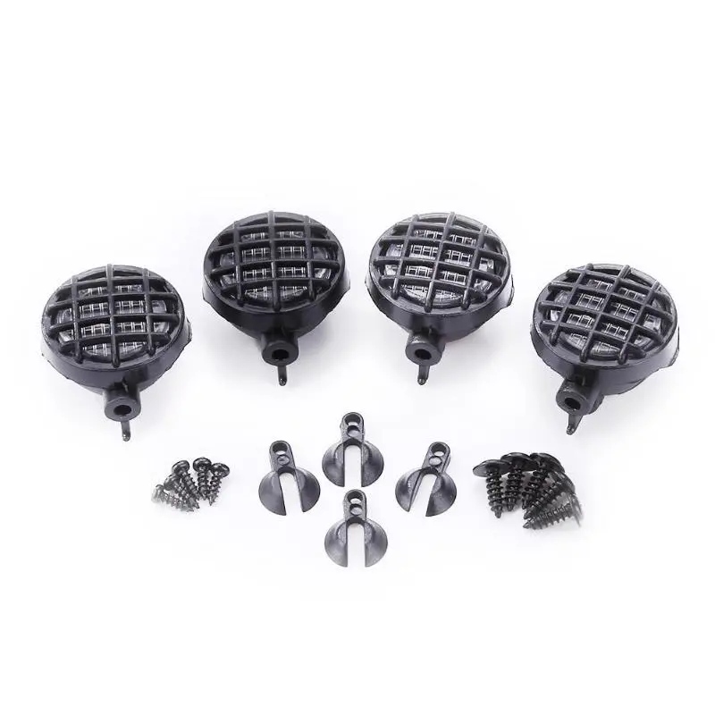 4Pcs Rc Car Led Light Cover Lampshade For 1:10 Tamiya Hsp Lampshade For Axial Scx10 D90 Trx-4 Rc Climbing Car Parts Accessories 1