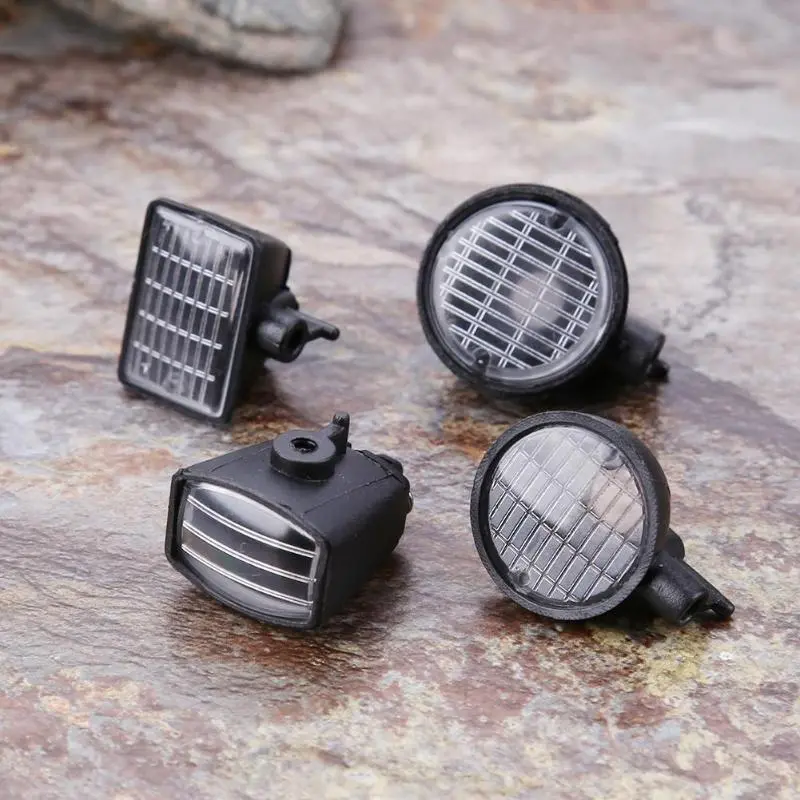 4Pcs Rc Car Led Light Cover Lampshade For 1:10 Tamiya Hsp Lampshade For Axial Scx10 D90 Trx-4 Rc Climbing Car Parts Accessories 2