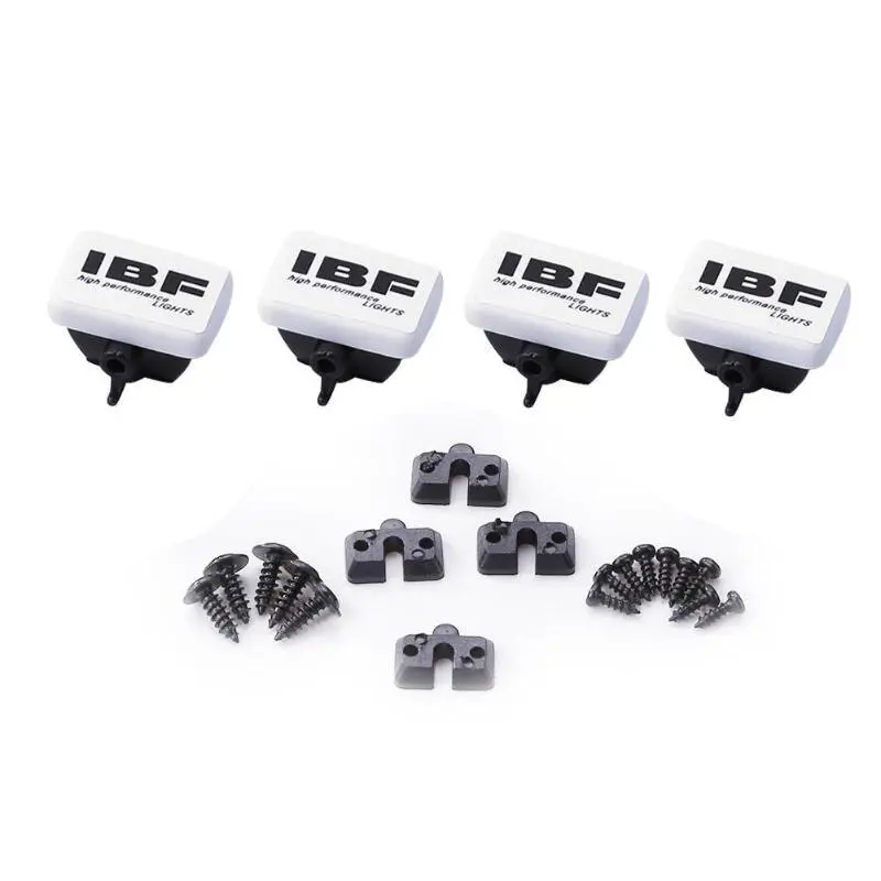4Pcs Rc Car Led Light Cover Lampshade For 1:10 Tamiya Hsp Lampshade For Axial Scx10 D90 Trx-4 Rc Climbing Car Parts Accessories 4