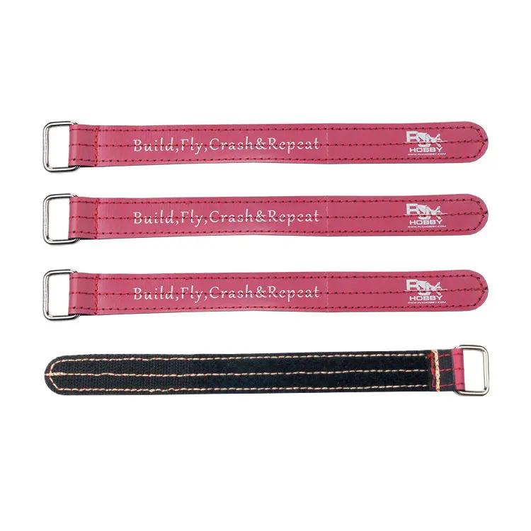 4Pcs Rjx 200-270Mm Non-Slip Silicone Metal Buckle Battery Strap 1