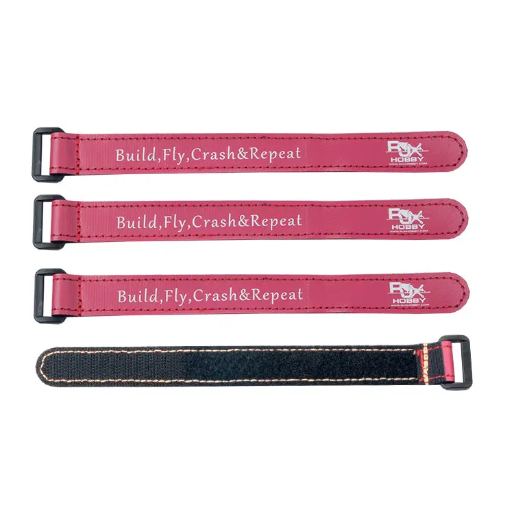 4Pcs Rjx 200-270Mm Plastic Buckle Non-Slip Silicone Magic Battery Starp 1