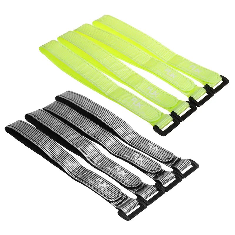 4Pcs Rjx 20Mm Fiber High Strength Battery Straps 350-400Mm For Rc Multirotor Fpv Rc Model 1