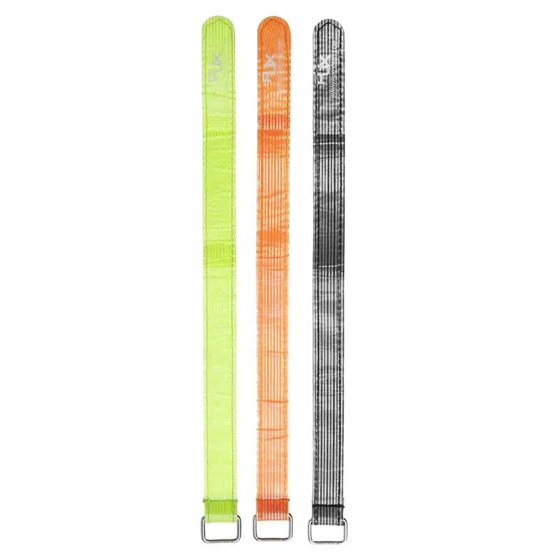 4Pcs Rjx 20Mm High Strength Alloy Buckle Battery Strap For Fpv Racing Drones Electronics 200-400Mm 6