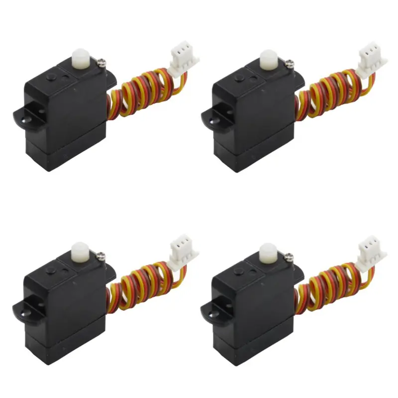 4Pcs Ty Model 1.7G Servo With Jst 1.0Mm Plug Compatible Spektrum 6400 Series Receiver For Rc Airplane 1