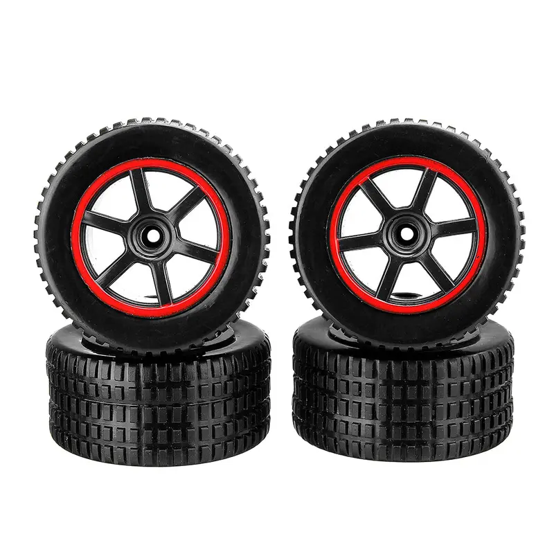4Pcs Wheel Rim & Tires For 23211 Ky-1881 1/20 2.4G Buggy Rc Car Parts 1