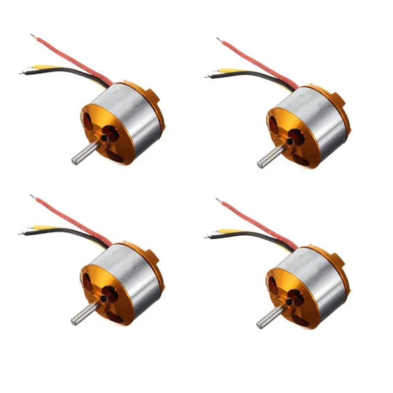 4Pcs Xxd A2212 1000Kv Brushless Motor 2-3S For Rc Airplane Quadcopter 1